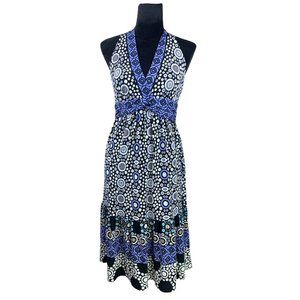 Donna Morgan Geometric Floral Knee Length Sheath Dress Size 4